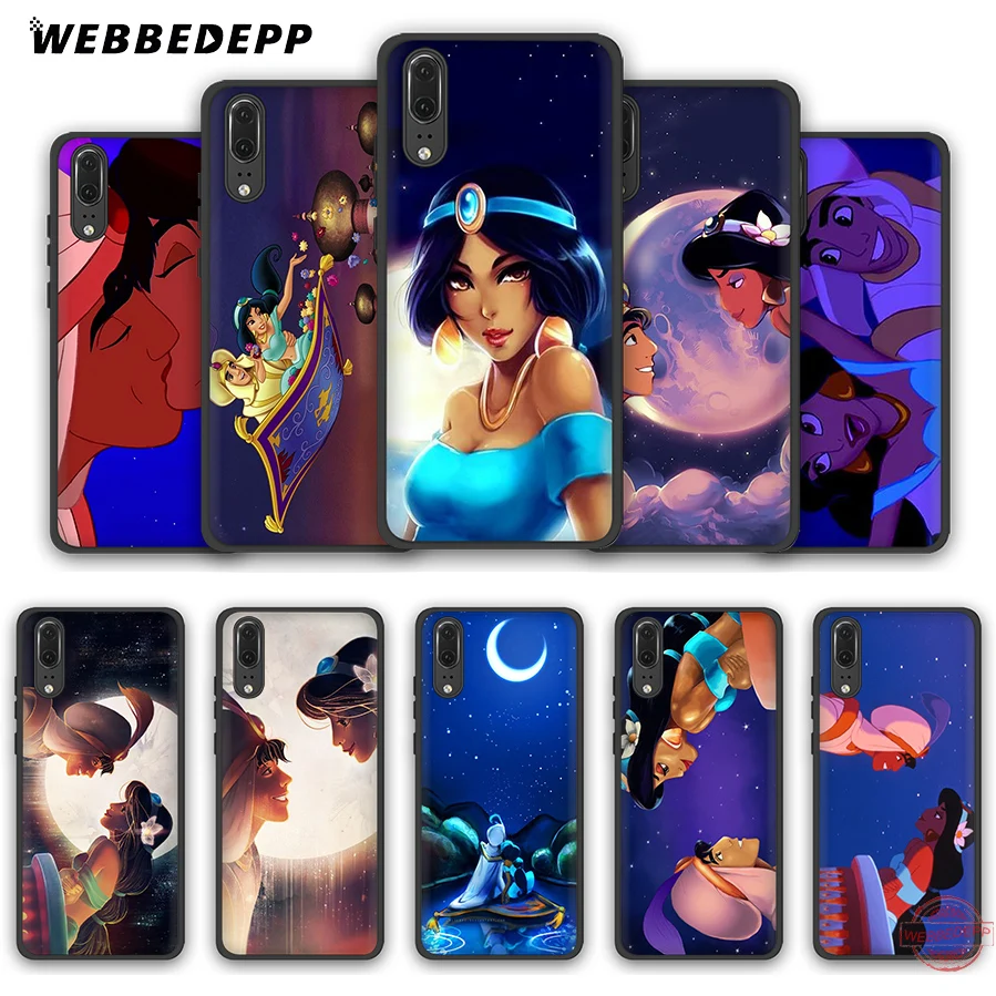 WEBBEDEPP Disny Aladdin Jasmine мягкий чехол для Huawei P8 P9 P10 P20 P30 Lite Pro 2017 2018 2019 | Мобильные телефоны