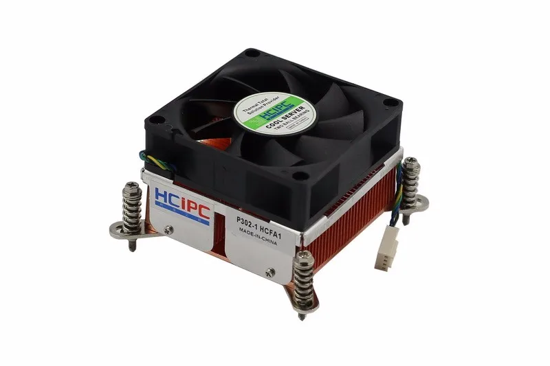 HCIPC P302-1 HCFA1 LGA1366 охлаждающий вентилятор и радиаторы, кулер для процессора, LGA1366 медный кулер для процессора, серверный кулер, 2U кулер для процессора, охлаждение