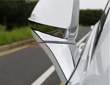 

For Cadillac XT5 2016 2017 ABS Chrome plasticSide Door Rear View Mirror Bottom Cover Strip Trim