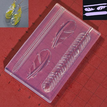 

New Transparent Silicone Mould Dried Flower Resin Decorative Craft DIY Pendant earring Mold epoxy resin molds for jewelry