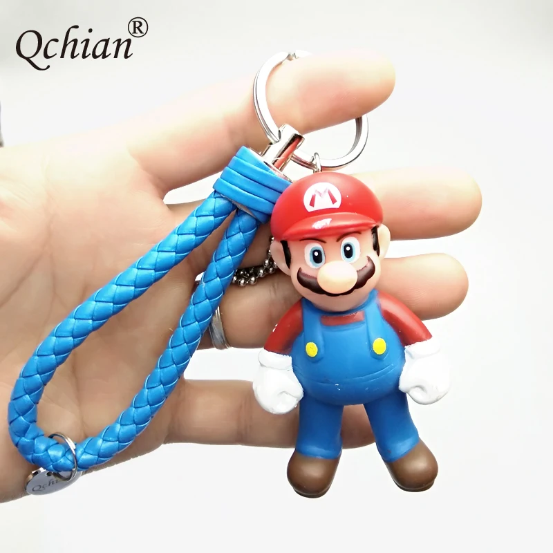 

Super Mario Plastic 3D Keychain Backpack Key Decoration Pendant Jewelry Shopping Promotion Gifts