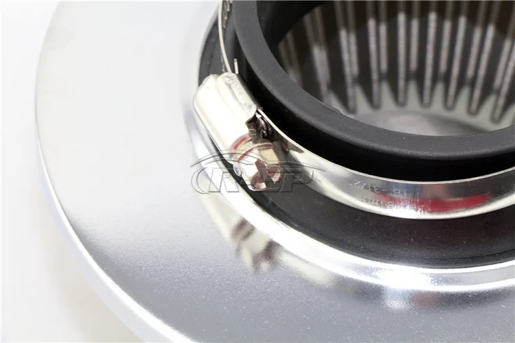 Автомобильный воздушный фильтр 76 мм фильтр из нержавеющей стали Чистая Грибная головка высокий поток воздуха фильтр