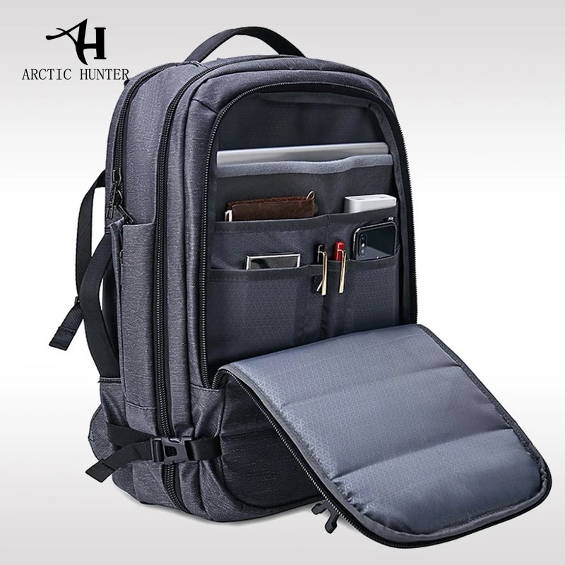 

ARCTIC HUNTER 2018 New large capacity multi-function men's backpack shoulder bag men's 15.6-inch computer bag travel bag