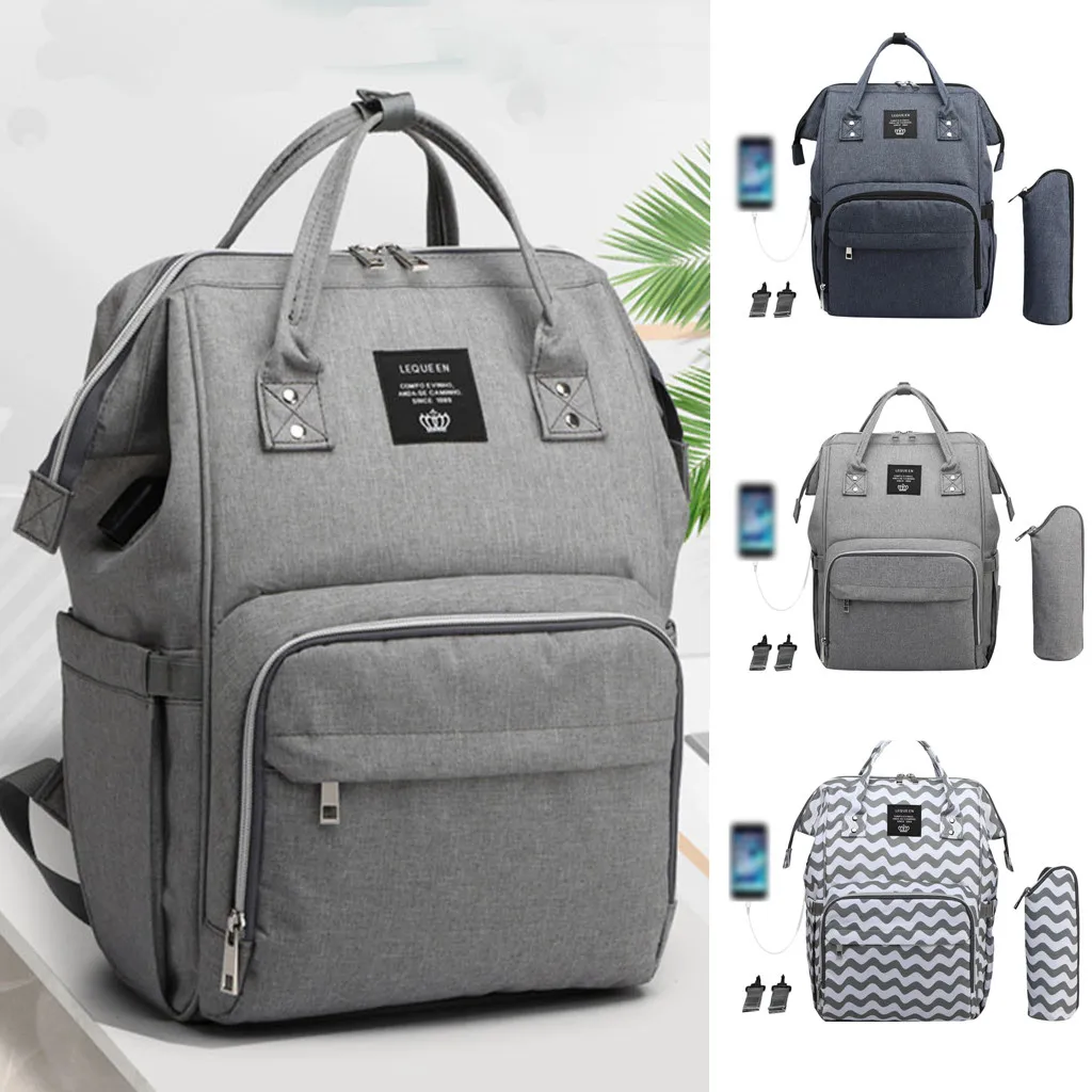 

XINIU Waterproof Travel big Capacity Shoulder Bag Men Computer Back pack Functional Versatile Bags Bottle Bag Mummy Bolsos