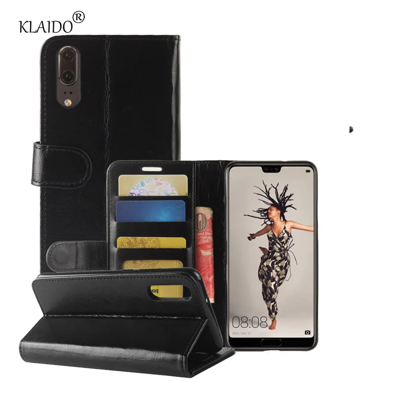 Phone Leather Cases For Huaiwei P20 Cover Wallet Case With