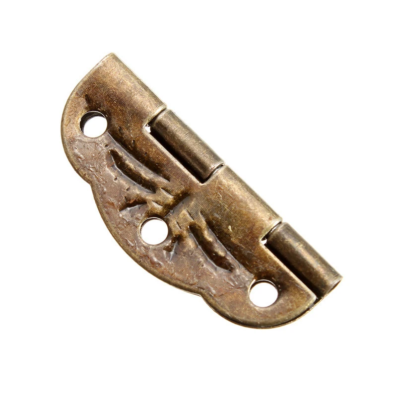 MTSPACE 10pcs/Set 30mm x22mm Door Butt Hinges Alloy rotated from 0 degrees to 280 degrees Antique Bronze Tool Parts