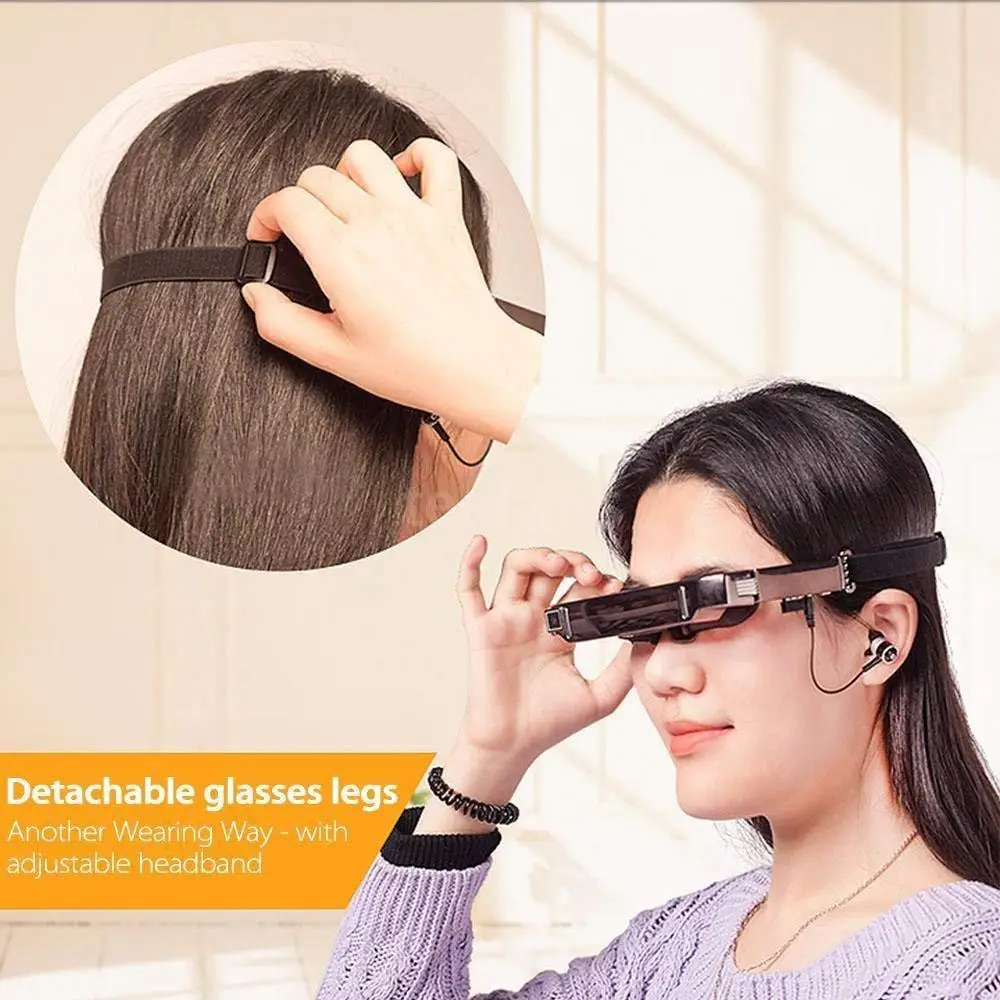 Смарт очки Vision 800 Android wi fi широкоэкранные портативные 3d для видео частный