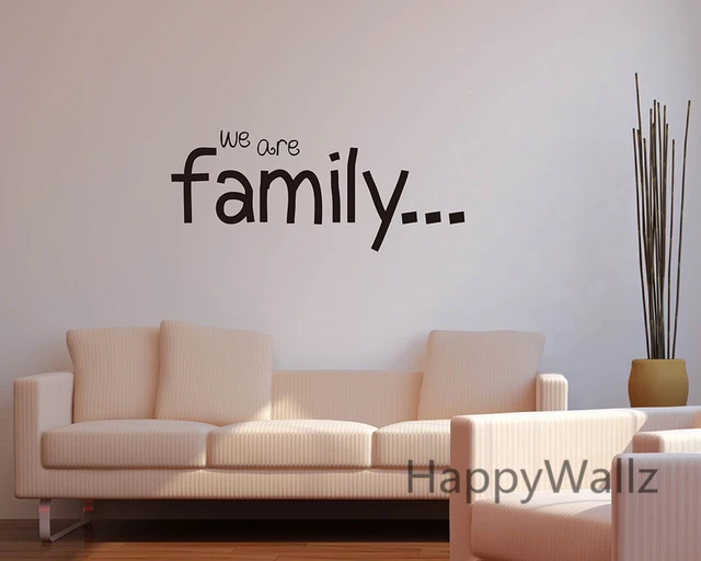 we are family home family quote wall sticker family quote wall decal