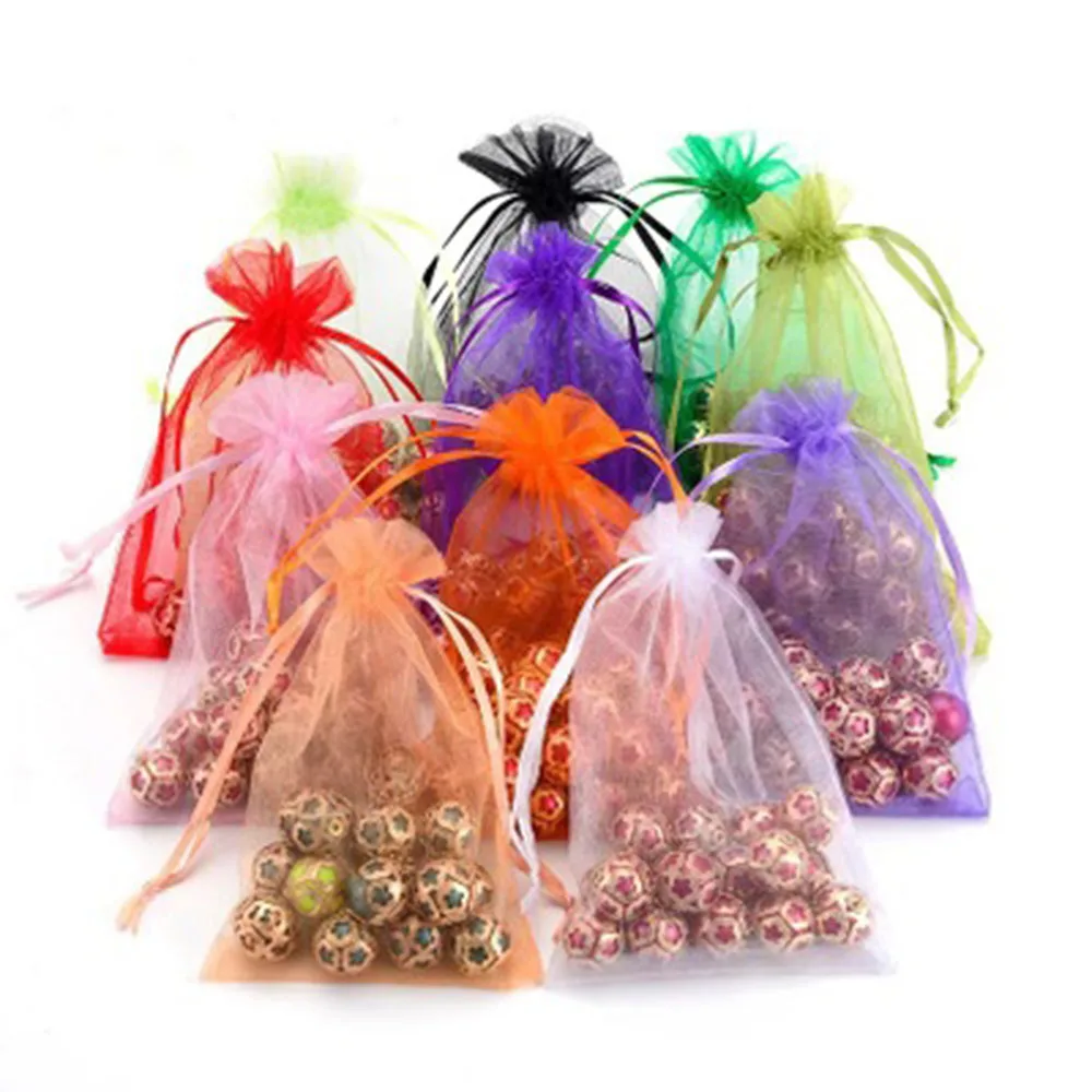 50pcs Drawsting Bags 7x9 CM Storage Organza Jewelry Packaging Bags Party Decoration Drawable Bags Gift Pouches colorful 50pcs Drawsting Bags 7x9 CM Storage Organza Jewelry Packaging Bags Party Decoration Drawable Bags Gift Pouches colorful