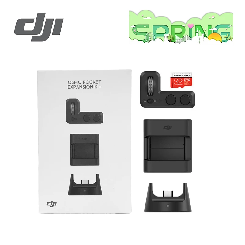 

DJI Osmo Pocket Expansion Kit Portable & versatile Precise gimbal control Wireless connection for remote control for Osmo Pocket