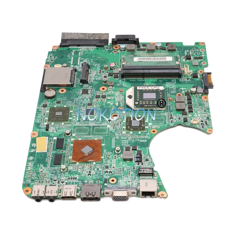 Nokotion A000076430 لتوشيبا L655D L650D DABL7DMB8E0 اللوحة المحمول HD4500 DDR3