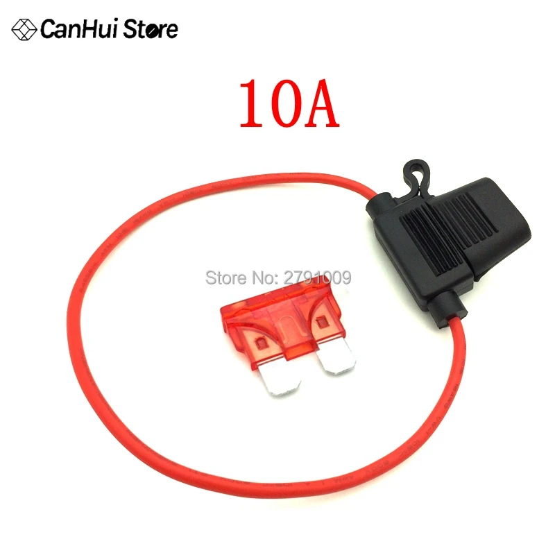 

1PCS Waterproof Power Socket Medium-sized Blade Fuse Box Socket + Fuse 2A 3a 7.5A 5A 10A 15A 20A 25A 30A Optional