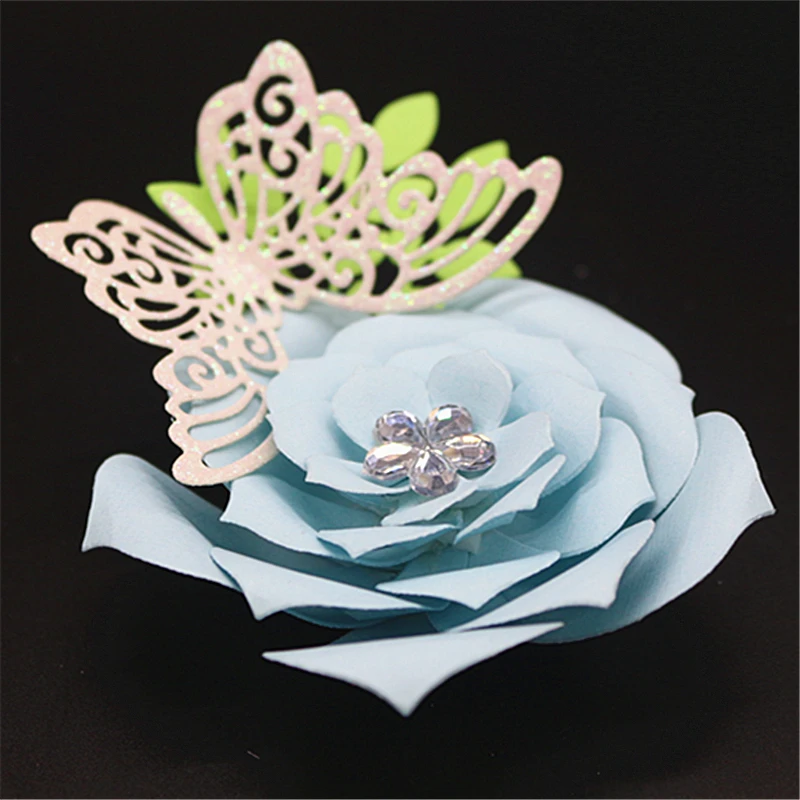 

Beautiful Flowers Metal Cutting Dies for Scrapbooking Photo Album Embossing DIY Paper Cards Making Decorative Stencil Craft