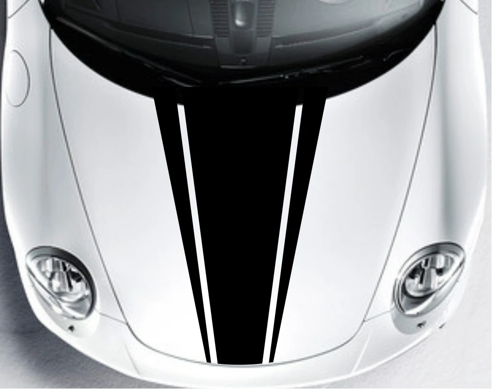 Buy Car Racing Rally Stripe 21''x 33'' Hood decals Vinyl Graphics