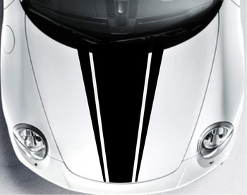 

Car Racing Rally Stripe 21''x 33'' Hood decals Vinyl Graphics Bonnet stickers CG300