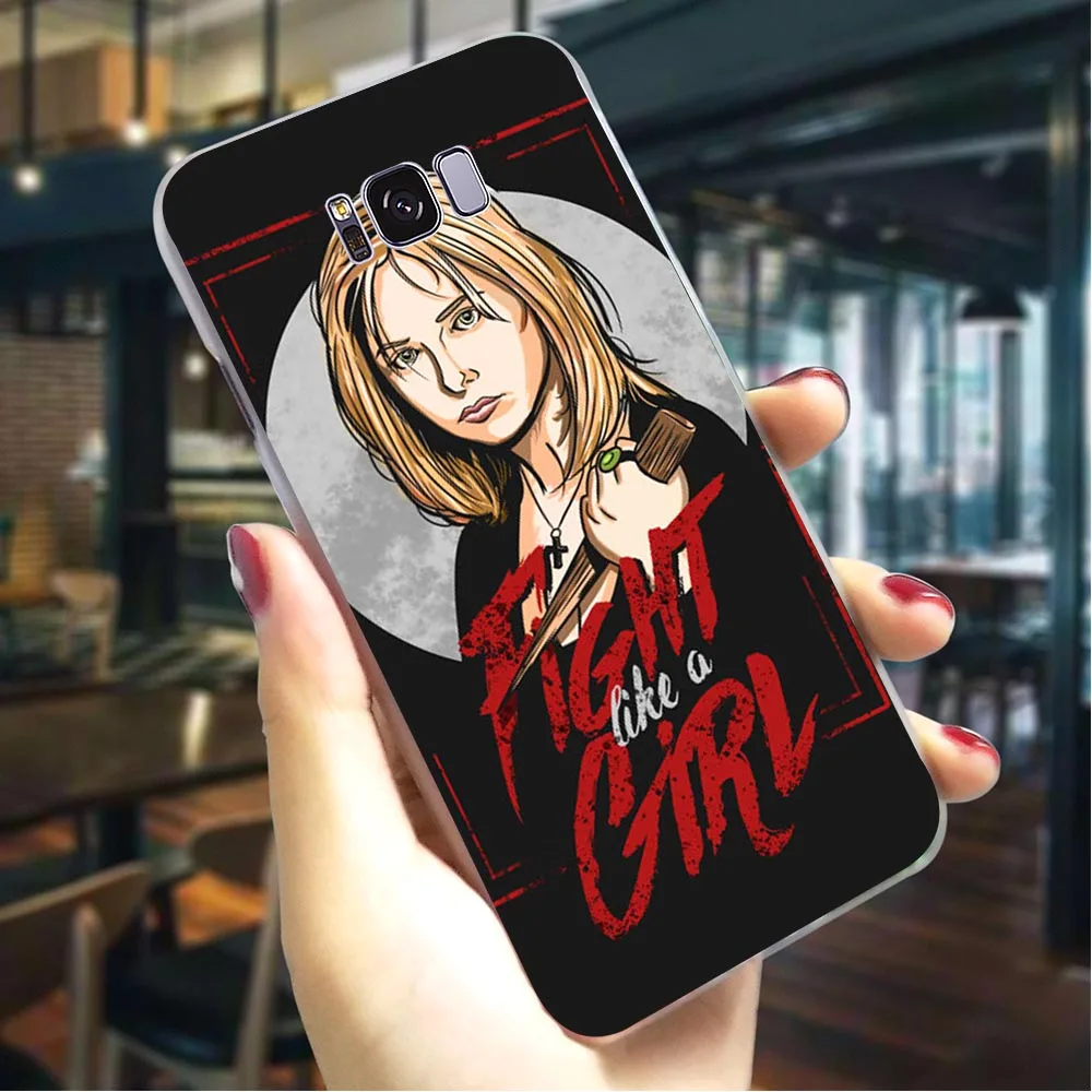 

Buffy The Vampire Slayer Hard Cover for Samsung Galaxy Note 8 Phone Case for 9 M10 M20 M30 S6 Edge S7 S8 Plus S9 S10 S10e