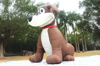 

Free shipping 2.5m high giant inflatable dog for advertising