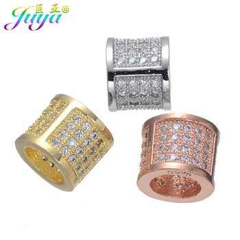 

Wholesale DIY Beads Jewelry Making Accessories Micro Pave Zircon 9mm Copper Beads Beading Jewelry Material Metal Beads Supplies