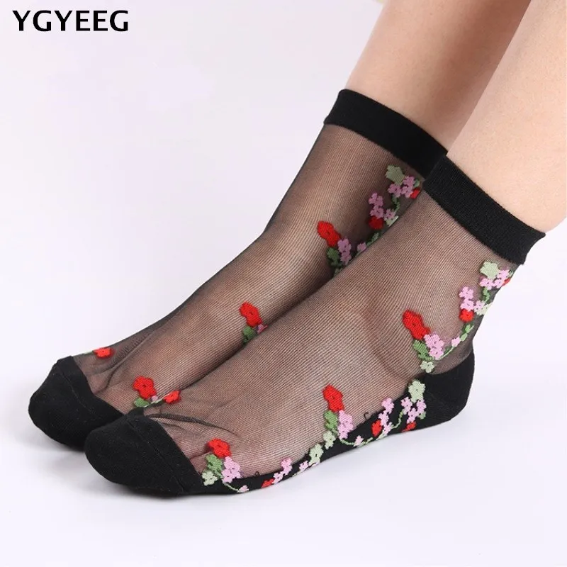 Ankle socks for women with high back