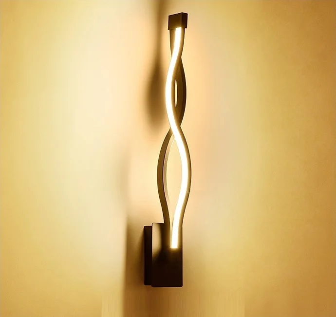 

New Modern LED Wall Lamp For Bathroom Bedroom Wall Sconce White Indoor Lighting Lamp AC100-265V LED Wall Light Indoor Lighting