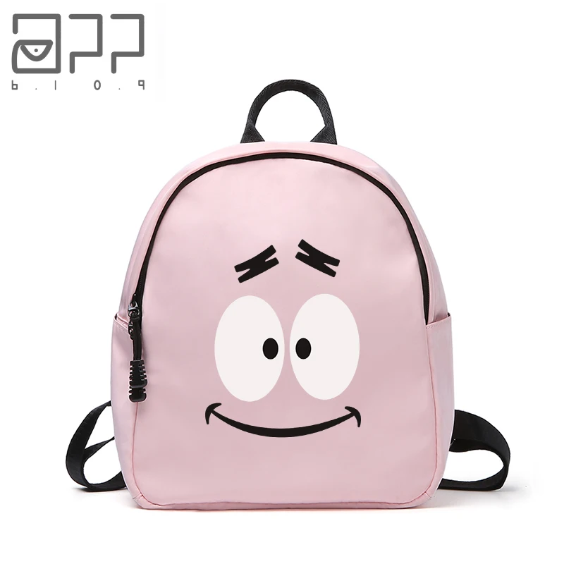 

APP BLOG Cute Eyes Travel Shopping Backpack For Women Girl Student Boy Quality Large Capacity Casual Waterproof Nylon School Bag