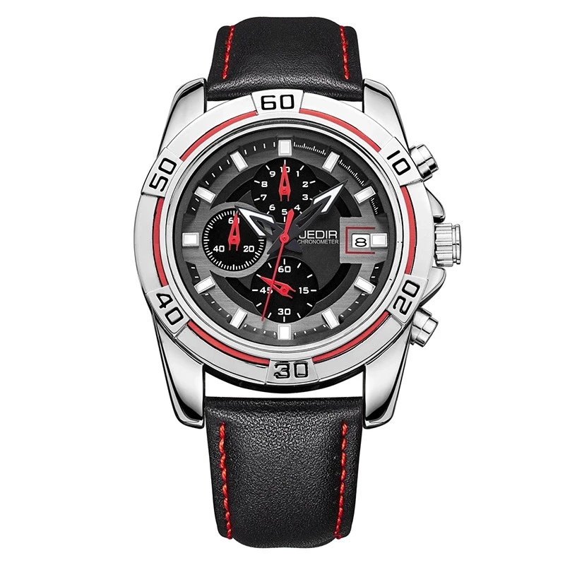 

New Men Watch Multi-function Clock Sports Man Watch Calendar Luminous Wristwatch Small Three Popular Top Brand Men's Watchs