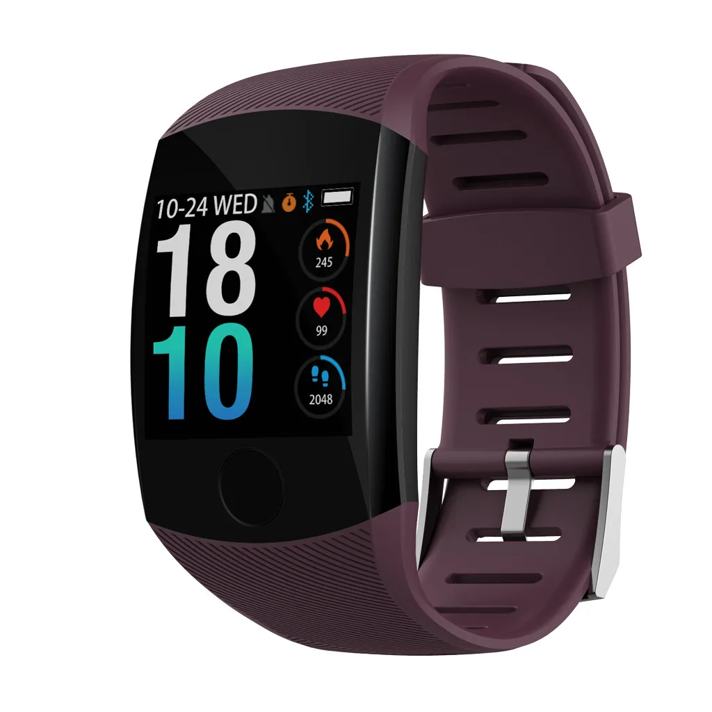 Смарт-часы для мужчин и женщин 1,3 дюймов цветной экран монитор сердечного ритма кровяного давления шагомер спортивные часы дропшиппинг#26