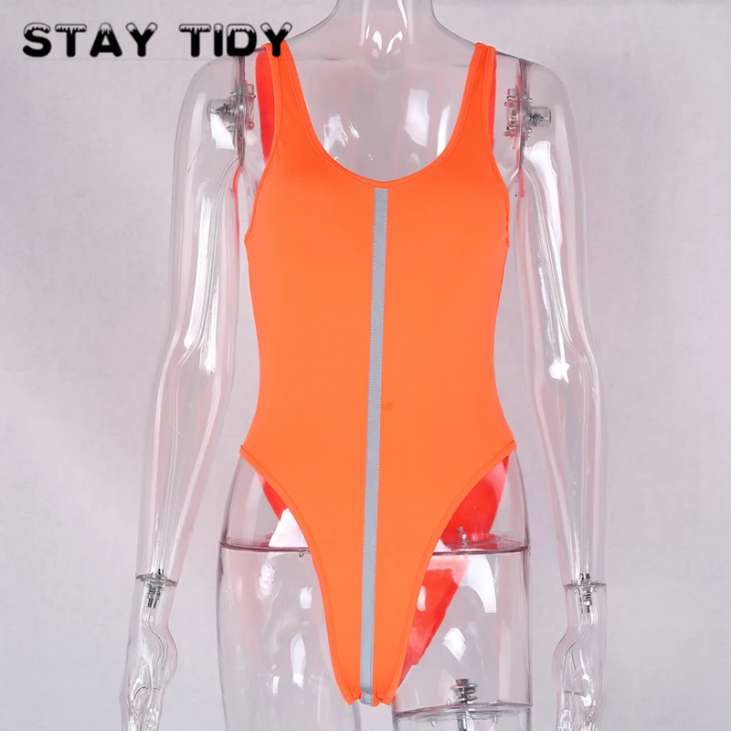 Оставайтесь аккуратными Светоотражающие Лоскутные бодикон боди Летние женские