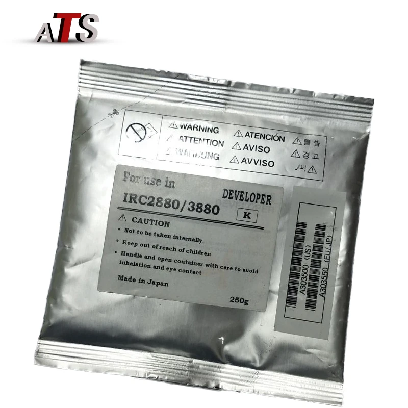 Black Photocopier Developer powder for use in Canon compatible with