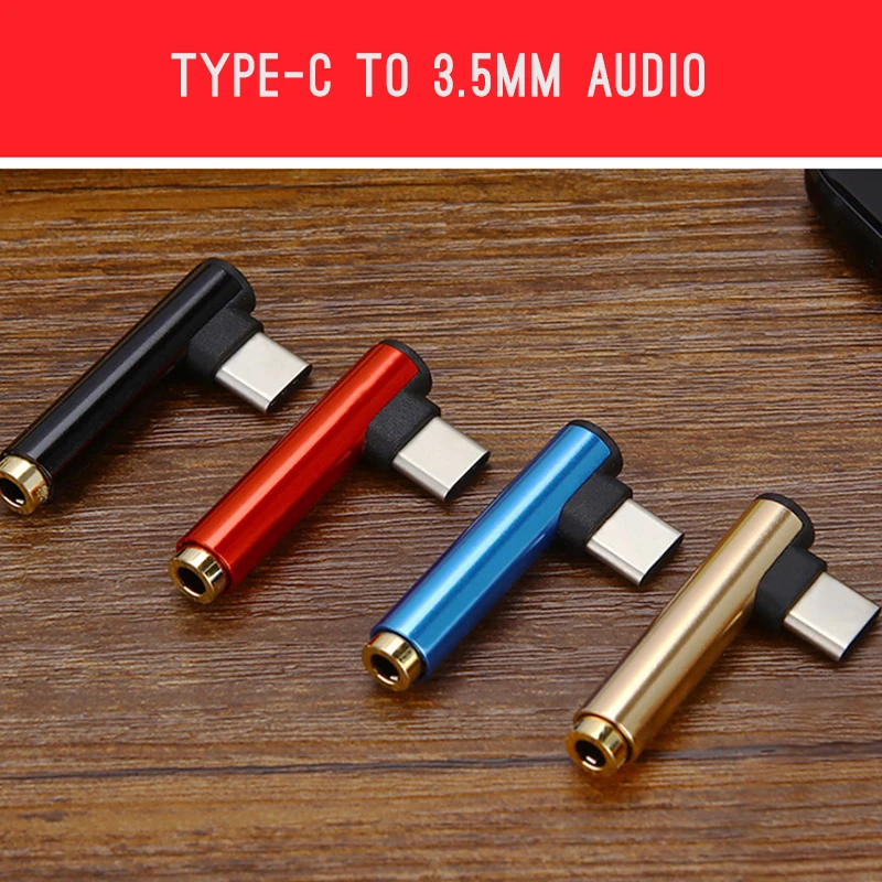USB Type C to 3.5mm Jack Headphone Adapter Type-C to AUX Audio Splitter USB C Earphone Adapter For Xiaomi 6,Letv 2,2 pro