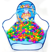 Мультяшная складная палатка для игр Шестигранная детская шариковая Игровая палатка-Бассейн Портативный детский манеж шариковый бассейн открытый 985-Q47