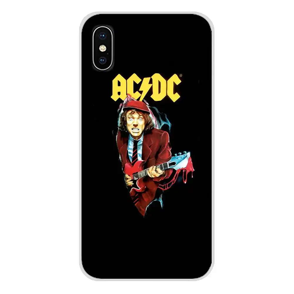ac dc acdc poster music for xiaomi mi4 mi5 mi5s mi6 mi a1 a2 5x