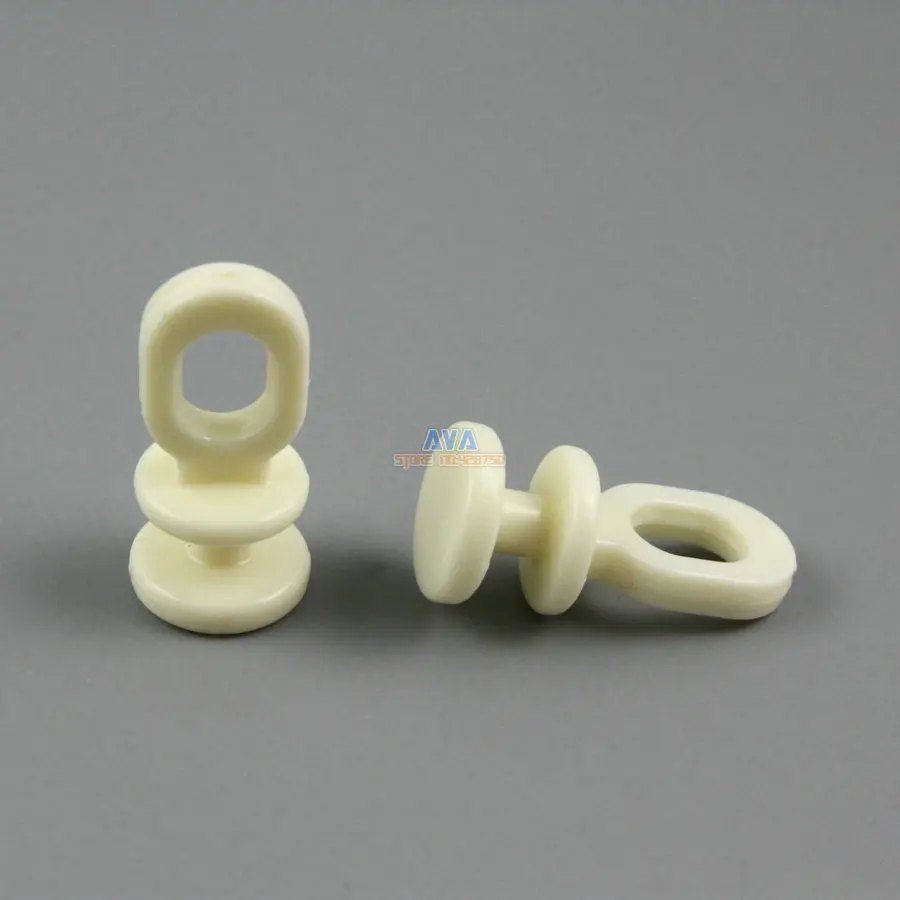 

200 Pieces Curtain Track Roller Curtain Track Slide Gliders 10x22mm