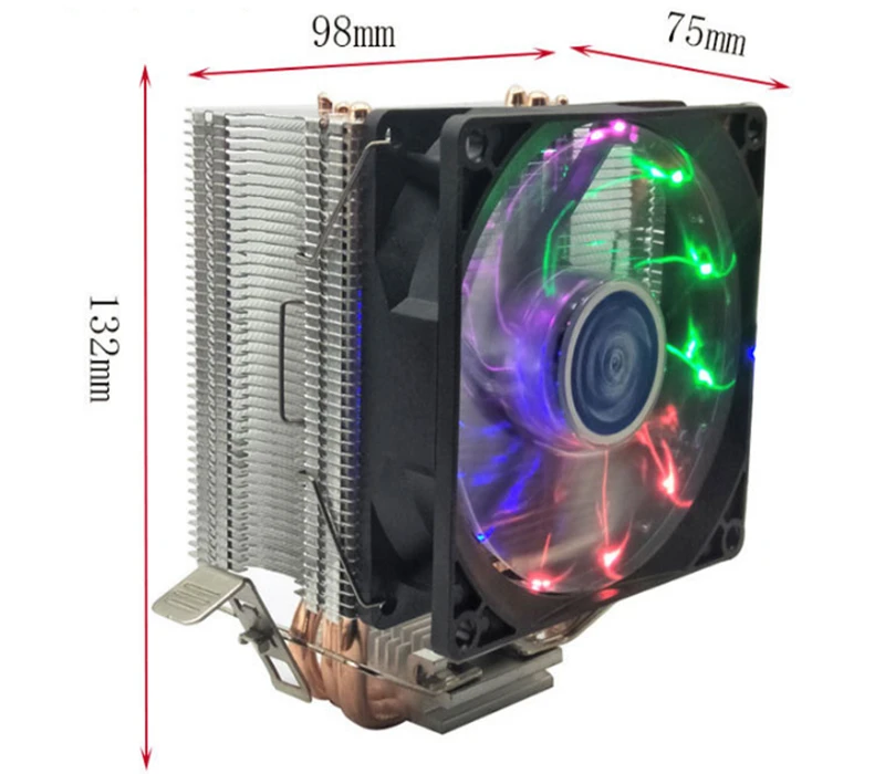 Кулер для ЦП 3 тепловых радиатора Intel LGA775/1155/1156 AMD 754/FM2/AM3/AM2 + радиатор