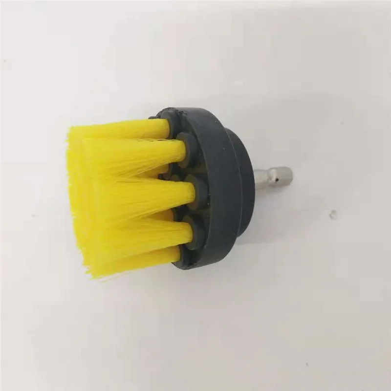 2 дюйма размер желтый Электрический насадка в виде щетки Мощность жесткий очищающий комплект электрическая щетка щеткой чистить для Ванная комната поверхностей дропшиппинг