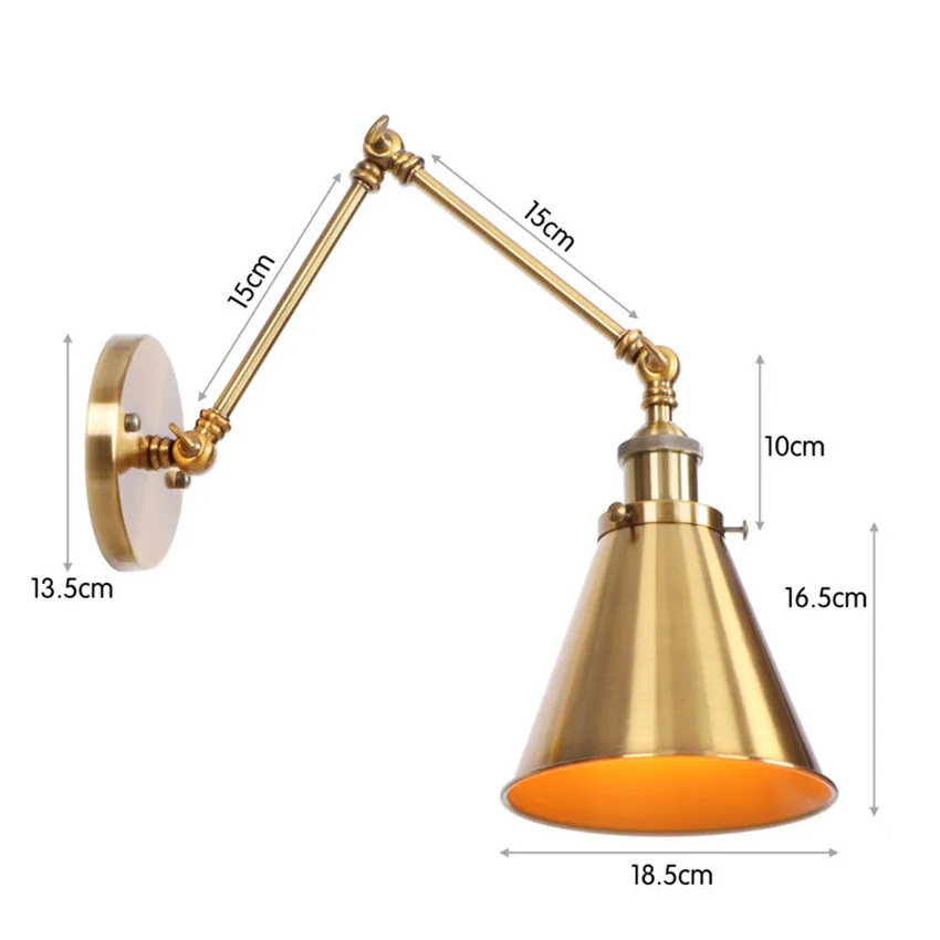 B0031L古铜色 尺寸图 钨丝 15+15cm