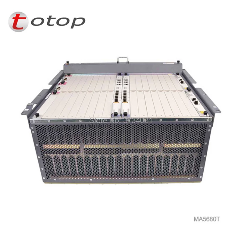 Оборудование для оптоволокна MA5680T OLT шасси + SCUN * 2 + X2CS * 2 + PRTE * 2 HuaWei MA5680T OLT