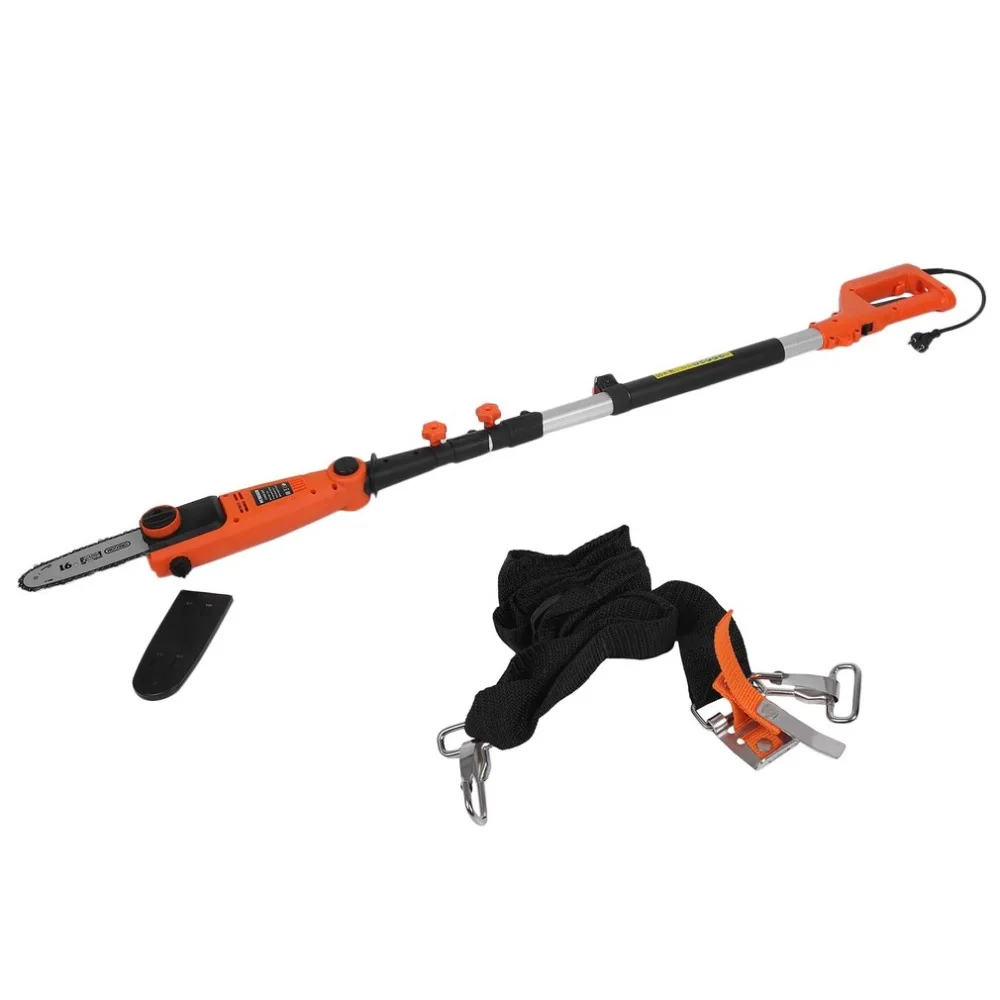 Electric Chain Saw With Telescopic Pole Pruning Chain Saw Brush Cutter