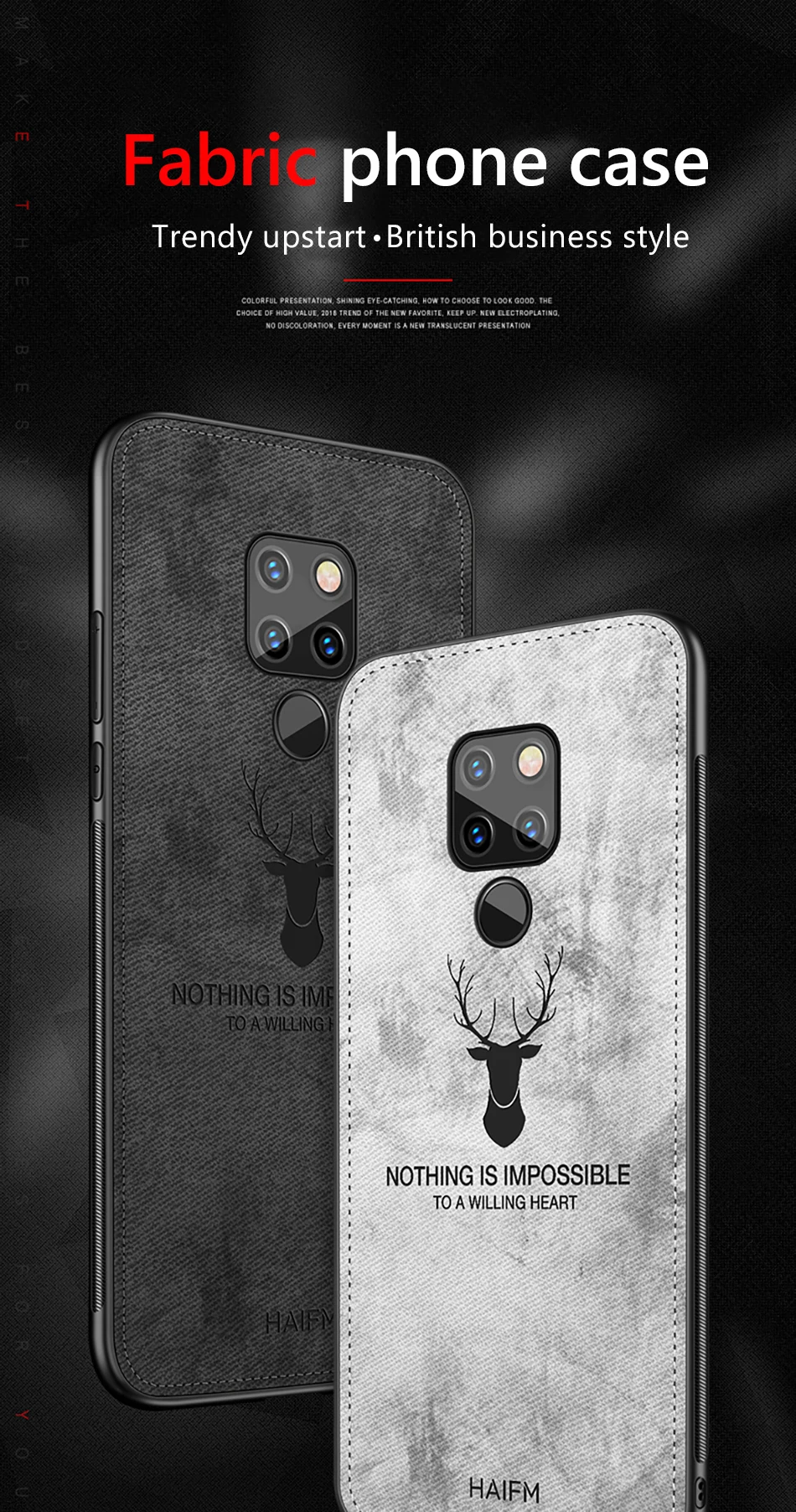 !ACCEZZ Luxury Anti-Knock Cute Phone Case For Huawei Mate 20 Pattern Protective Back Cover Case For Huawei Mate20 Pro Shell Capa (1)