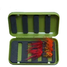 1 шт. многофункциональная пенопластовая приманка, пластиковая Водонепроницаемая уличная вертлюга, рыболовная снасть, коробка для ловли нахлыстом, коробка для хранения снастей