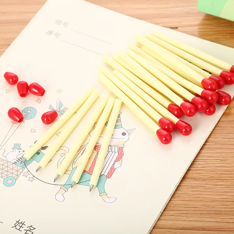 Kawaii шариковые ручки креативный мультфильм спички смешные ручки для школьных принадлежностей милые офисные канцелярские принадлежности милая вещь подарок