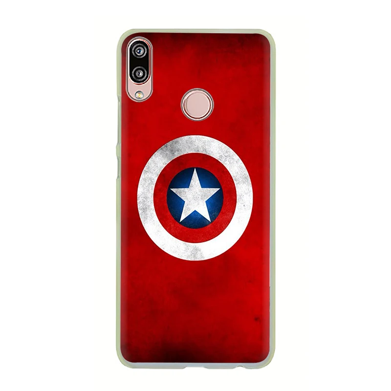 Marvel avengers Logo Hard Phone Cover Case for Huawei Honor 6A 6C Pro 7A 2GB 3GB Pro 7X 8 C Lite X 9 10 Lite Play - Цвет: H4