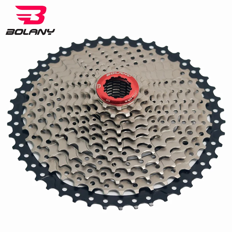 BOLANY Gold 11 Speed 11-46T Bicycle Freewheel MTB Mountain Bike Cassette Cogs