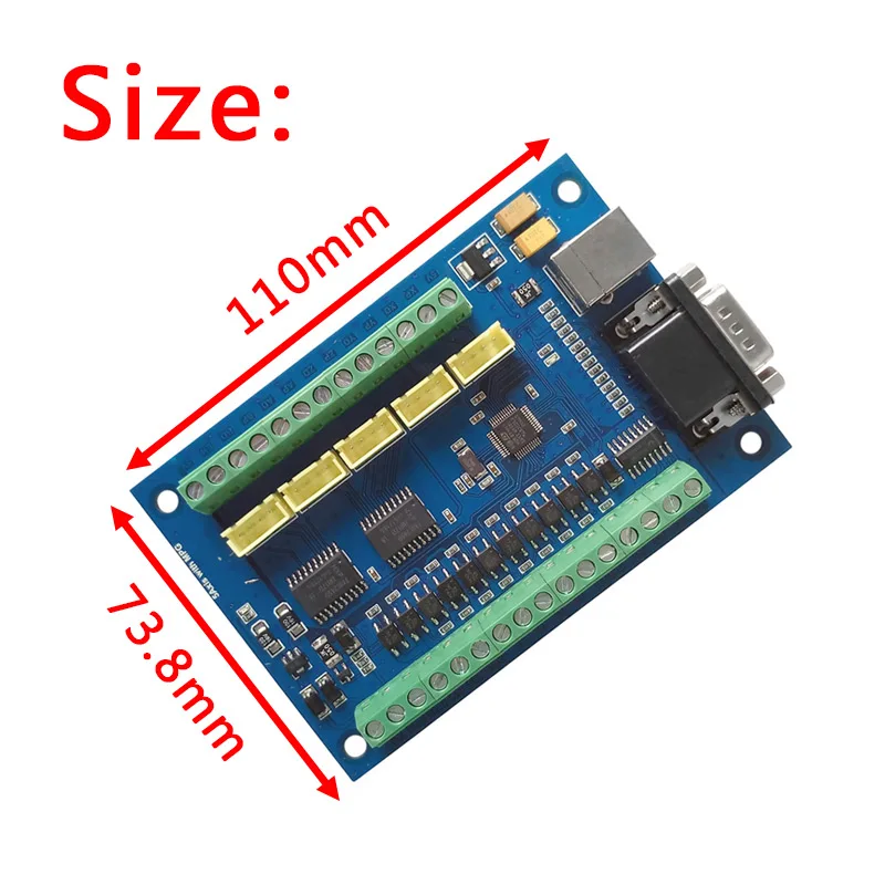 5 Оси CNC драйвер платы USB MACH3 секционная плата гравировальный станок с MPG шаговый контроллер движения карты