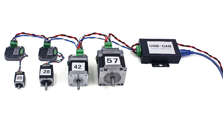 

CAN bus 42 stepper motor driver controller integrated machine set USB communication computer