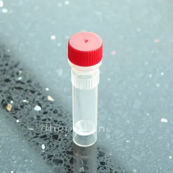 

100 pcs 1.5ml Test Tubes Vial Screw seal Cap Pack container Storage powder craft sample Plastic