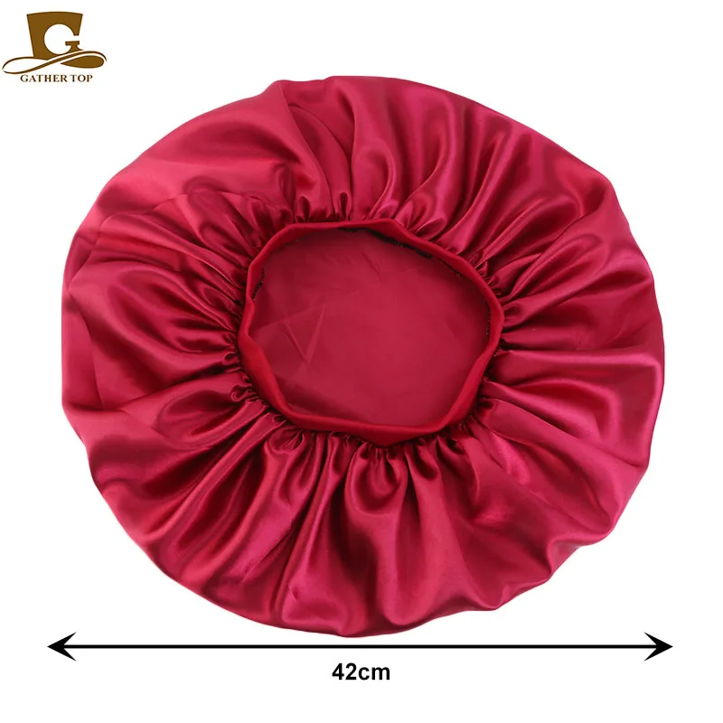 New Women Big Size Beauty print Satin Silky Bonnet Sleep Night Cap Head Cover Bonnet Hat for For Curly Springy Hair BlackTJM-408C Extra Large Print Satin Silky Bonnet Sleep CapTJM-408B Extra Large Print Satin Silky Bonnet Sleep Cap flapper headband