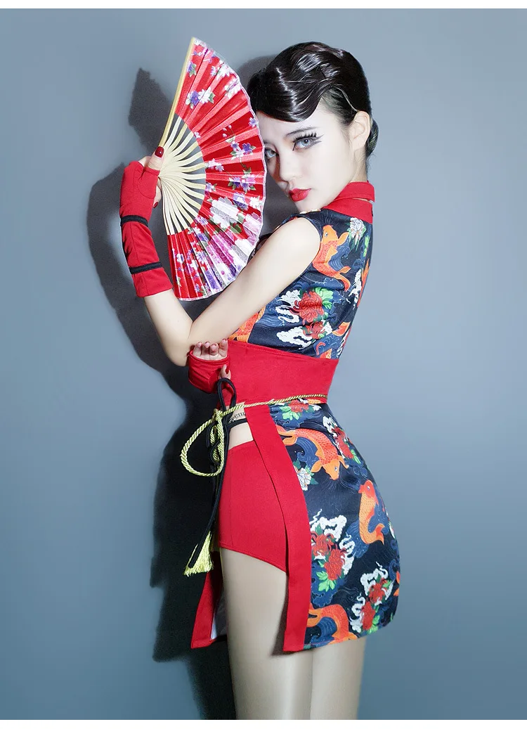 Новый костюм для косплея Cheongsam женский красный костюм для косплея cheongsam платье для выпускного вечера сексуальный костюм для девочек бар