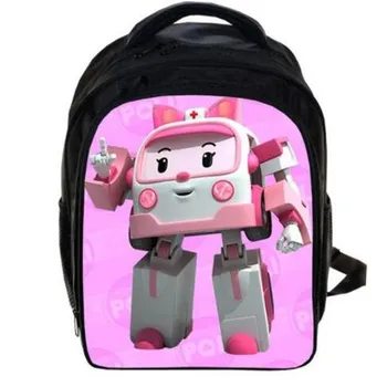 

Poli prints Backpack Students School Bag For Girls Boys Rucksack mochila children Backpack Private customize