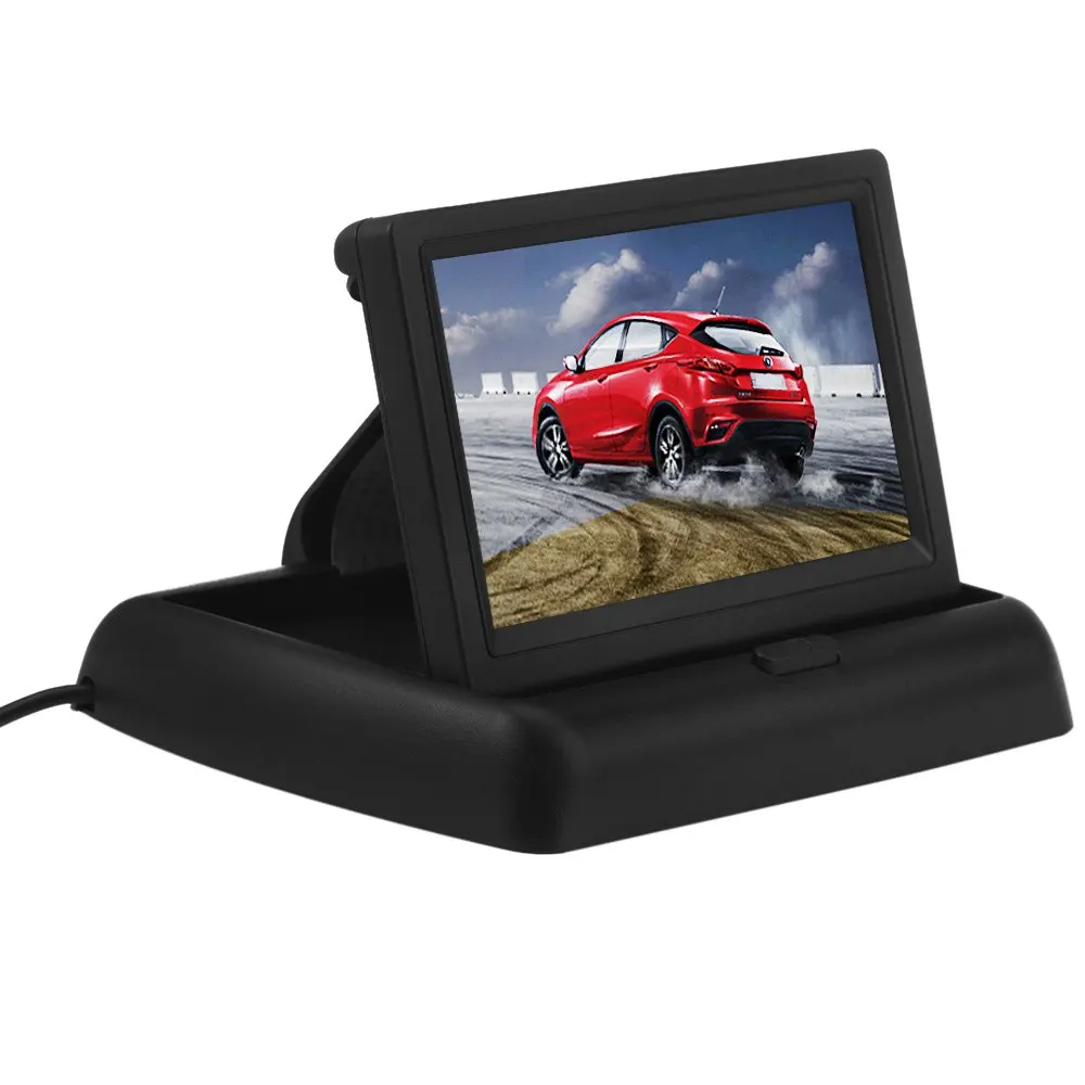 Zeepin 4 3 дюймовый ЖК монитор 12 в проводной 480*234 портативный HD камеры заднего вида Вт